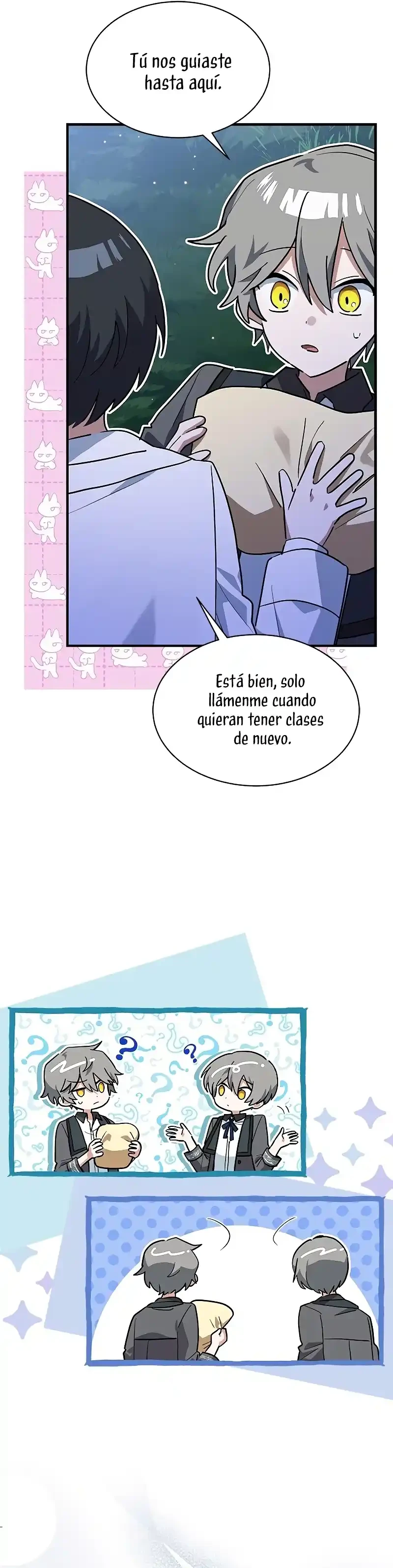 Es un gato, ¿pero fue adoptada por una familia de lobos? Capitulo 27 página 27