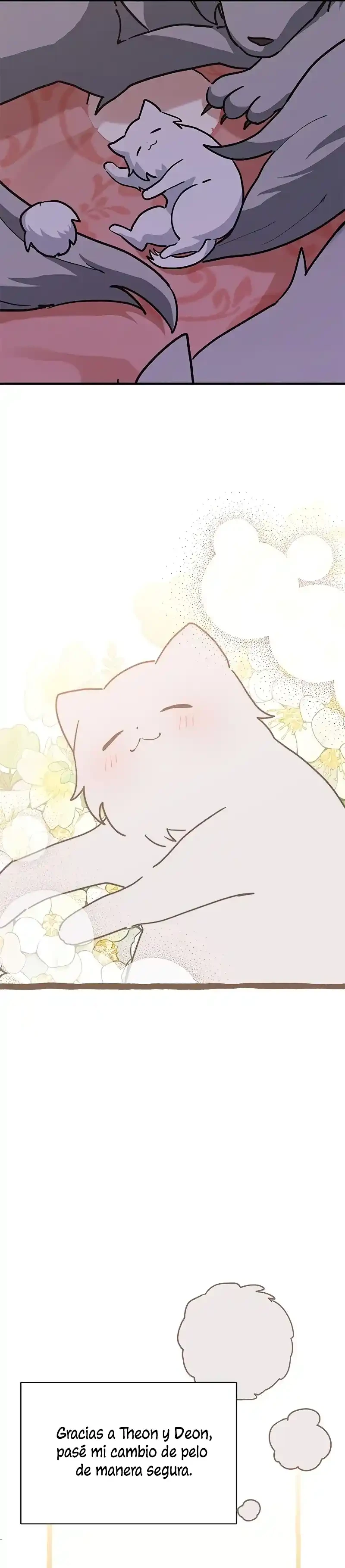 Es un gato, ¿pero fue adoptada por una familia de lobos? Capitulo 28 página 22