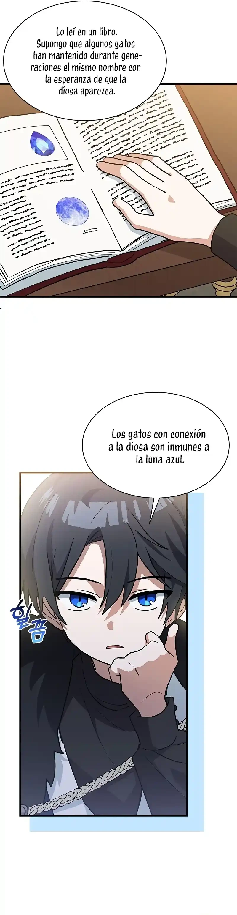 Es un gato, ¿pero fue adoptada por una familia de lobos? Capitulo 28 página 32