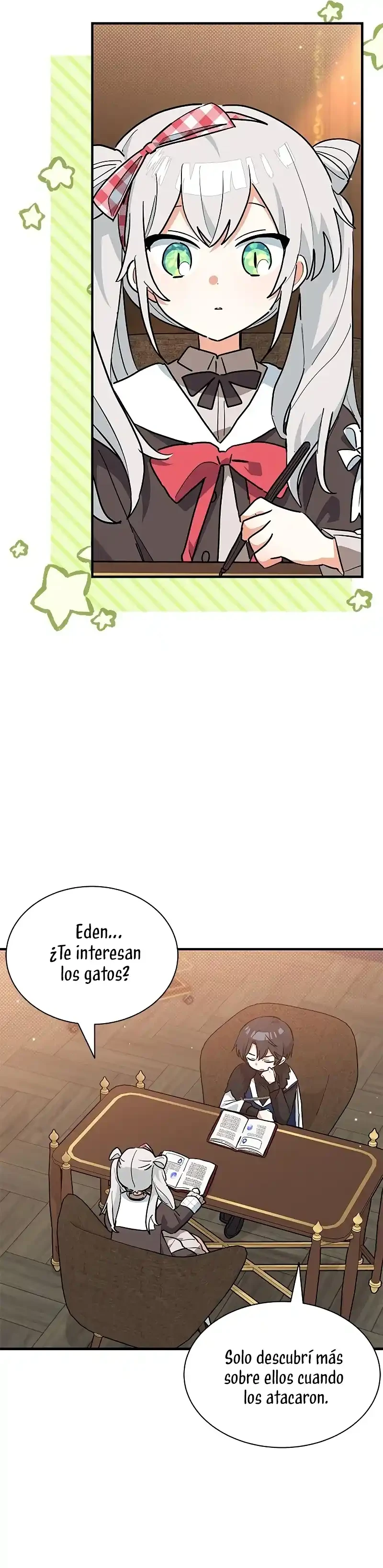 Es un gato, ¿pero fue adoptada por una familia de lobos? Capitulo 28 página 33