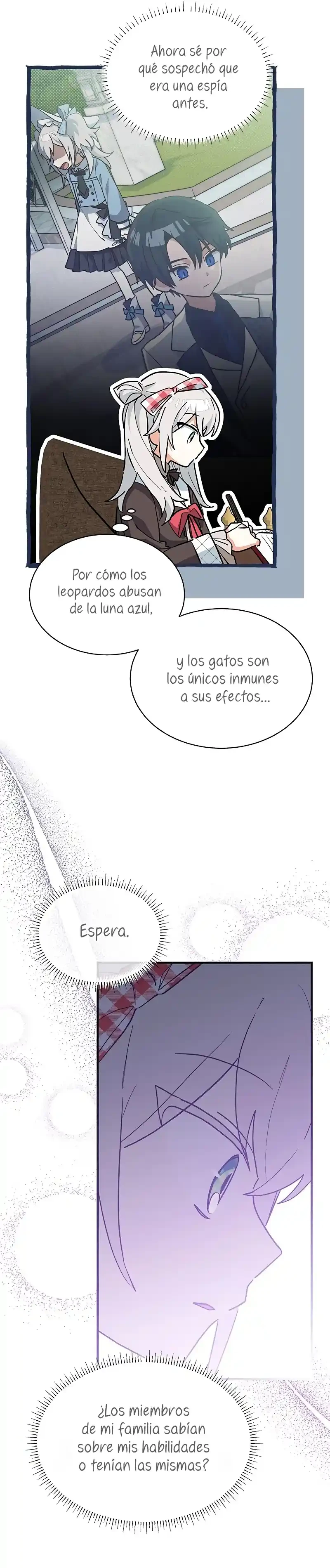 Es un gato, ¿pero fue adoptada por una familia de lobos? Capitulo 28 página 34