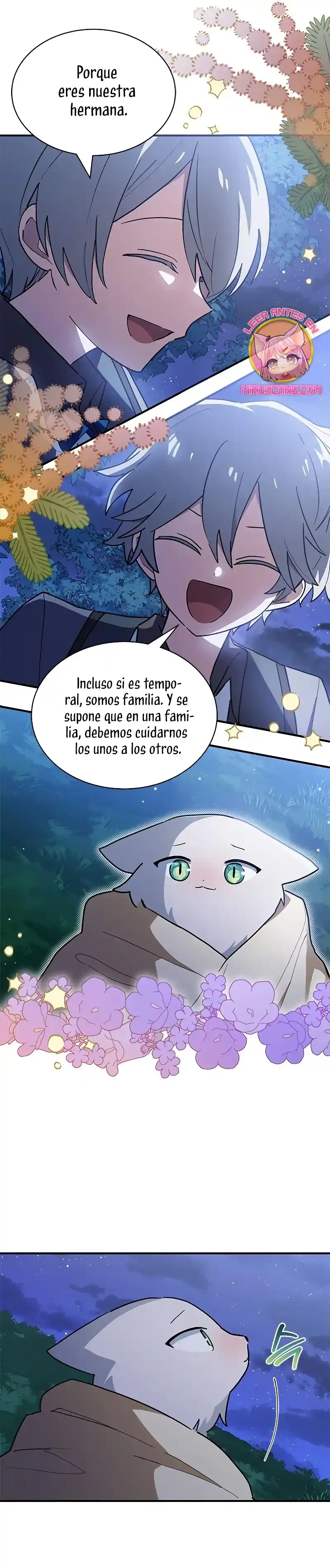 Es un gato, ¿pero fue adoptada por una familia de lobos? Capitulo 28 página 8