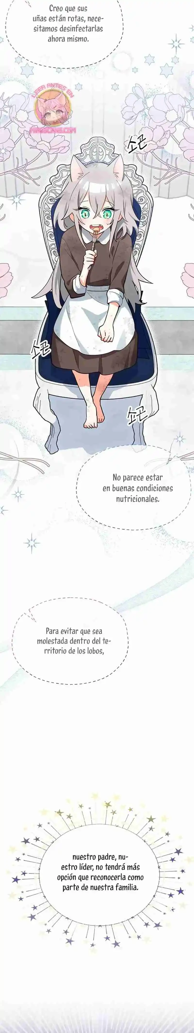 Es un gato, ¿pero fue adoptada por una familia de lobos? Capitulo 3 página 2