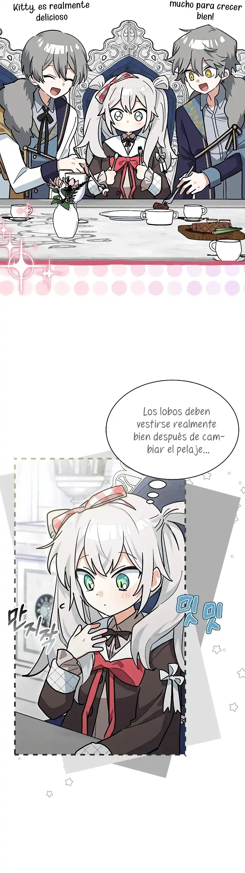 Es un gato, ¿pero fue adoptada por una familia de lobos? Capitulo 30 página 3