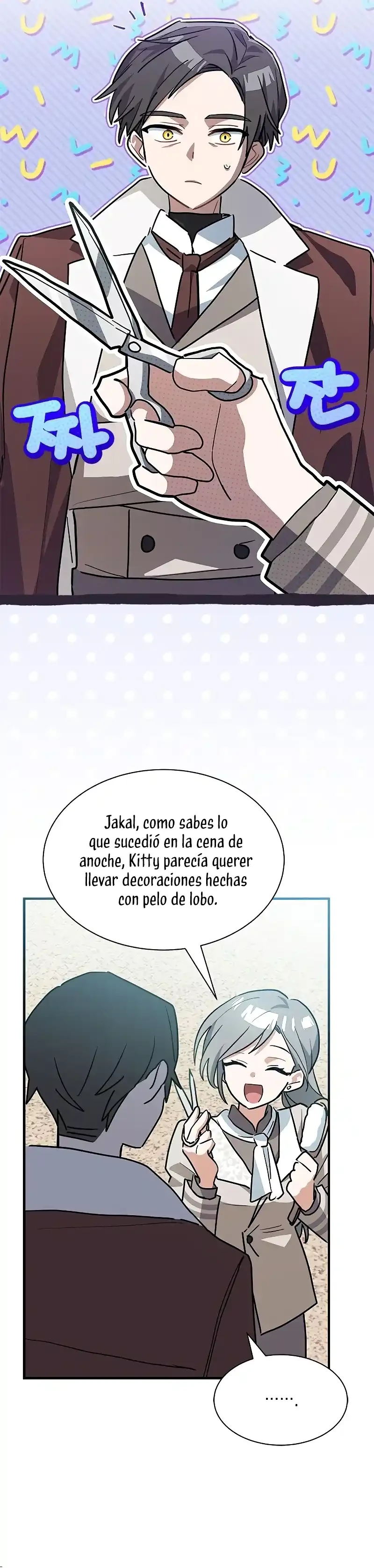 Es un gato, ¿pero fue adoptada por una familia de lobos? Capitulo 30 página 35