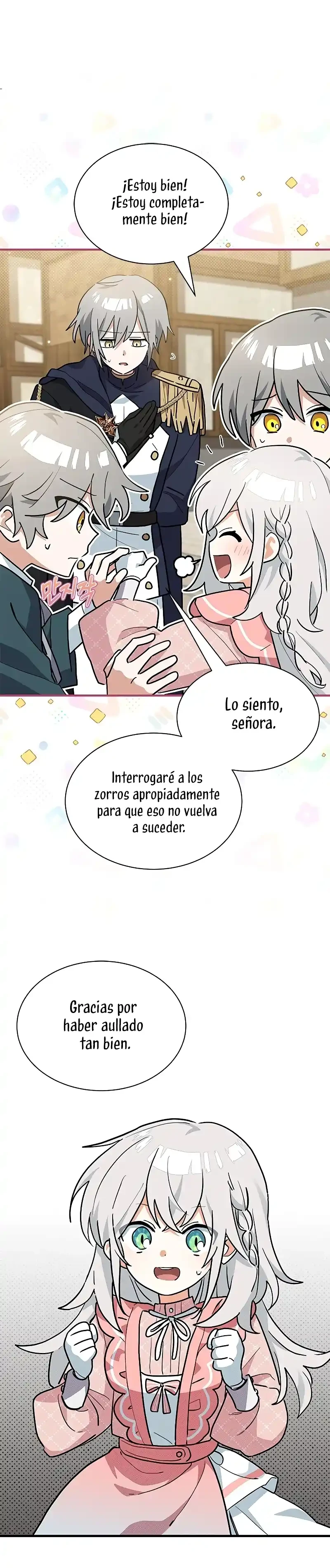 Es un gato, ¿pero fue adoptada por una familia de lobos? Capitulo 32 página 23