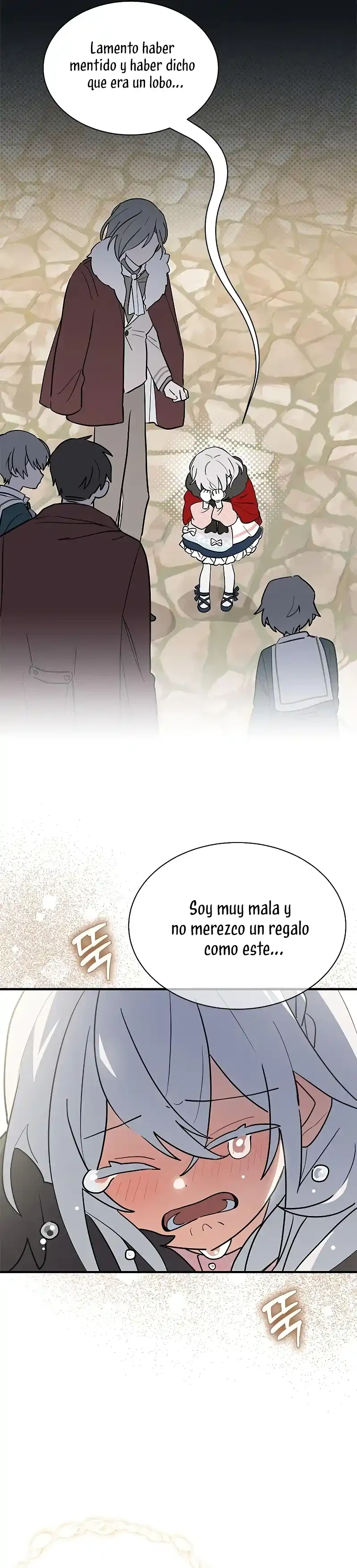 Es un gato, ¿pero fue adoptada por una familia de lobos? Capitulo 32 página 33