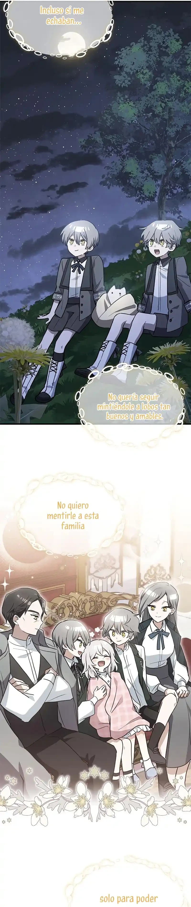 Es un gato, ¿pero fue adoptada por una familia de lobos? Capitulo 32 página 34