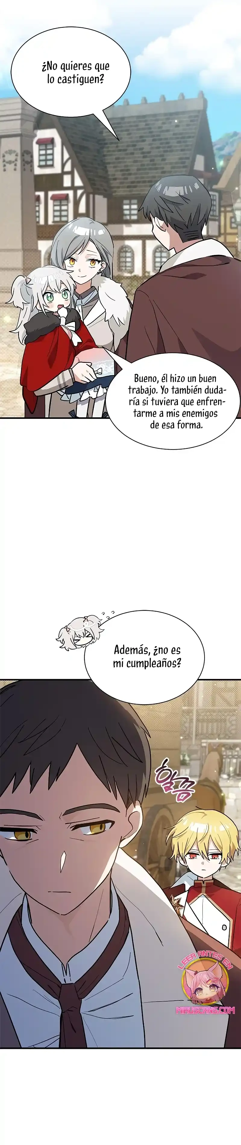 Es un gato, ¿pero fue adoptada por una familia de lobos? Capitulo 33 página 14