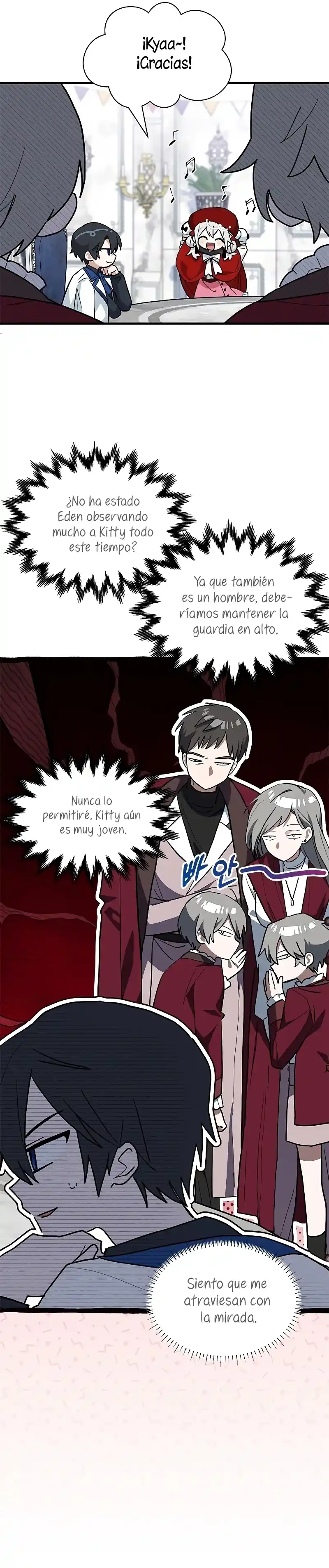 Es un gato, ¿pero fue adoptada por una familia de lobos? Capitulo 33 página 35