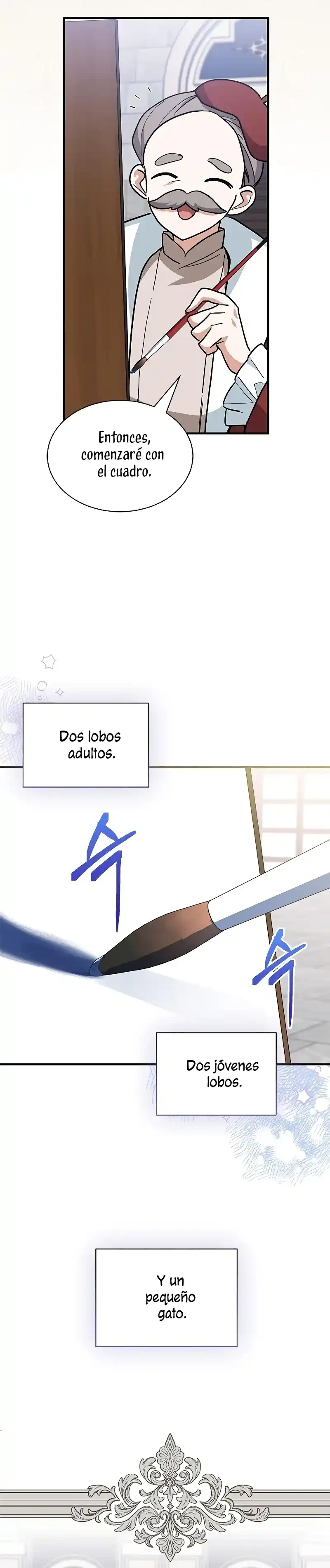Es un gato, ¿pero fue adoptada por una familia de lobos? Capitulo 33 página 39
