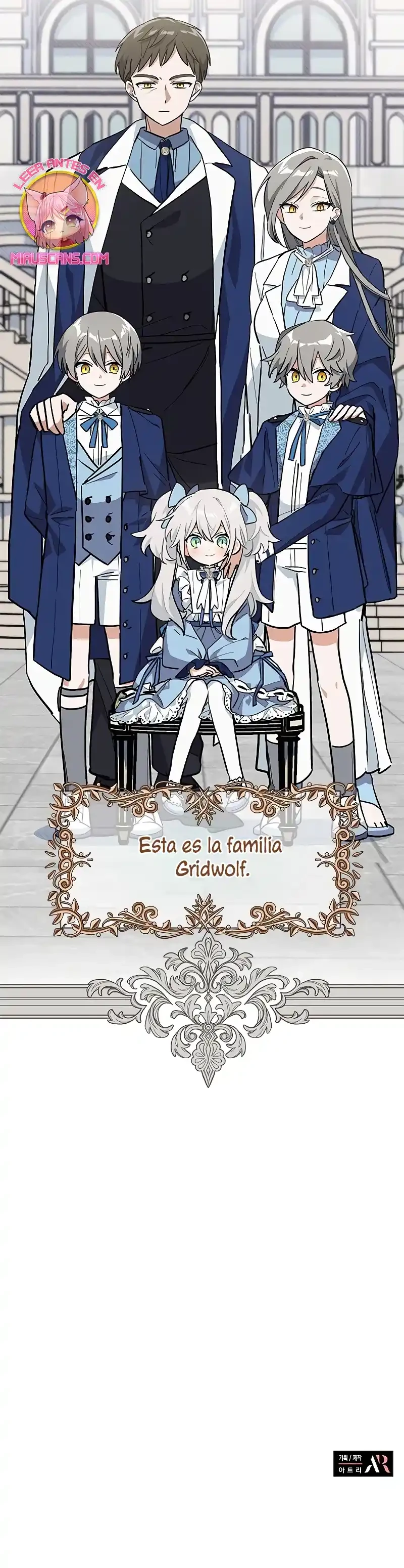 Es un gato, ¿pero fue adoptada por una familia de lobos? Capitulo 33 página 40