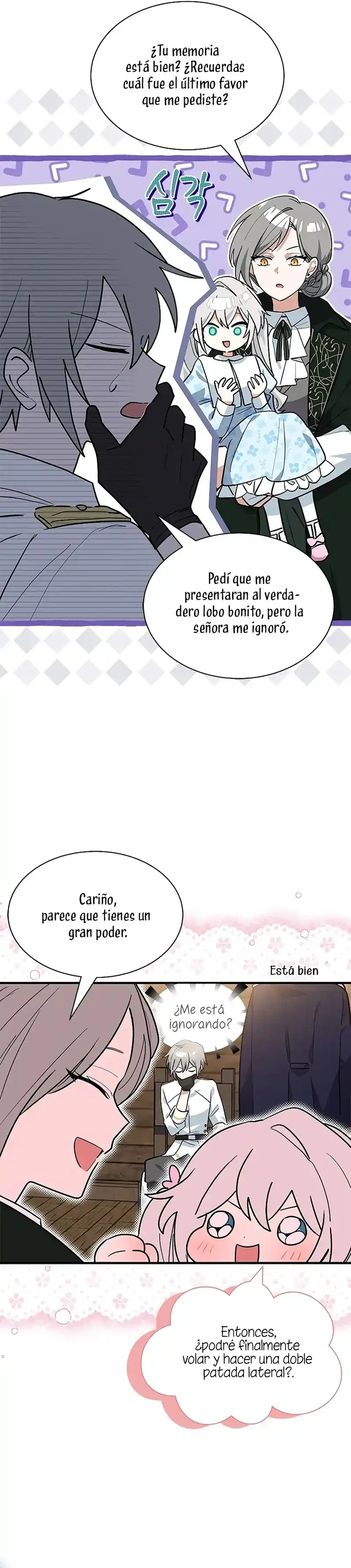 Es un gato, ¿pero fue adoptada por una familia de lobos? Capitulo 34 página 13
