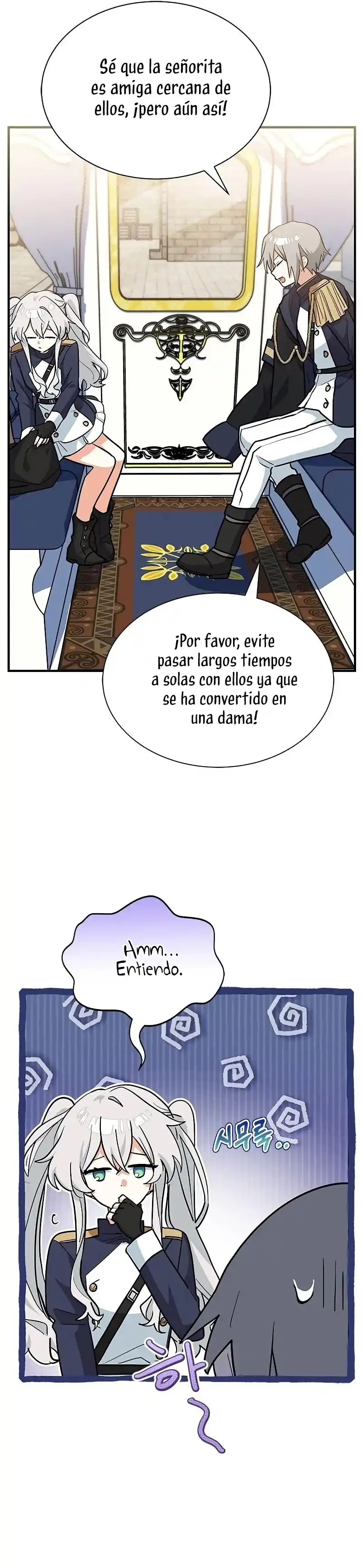 Es un gato, ¿pero fue adoptada por una familia de lobos? Capitulo 37 página 28