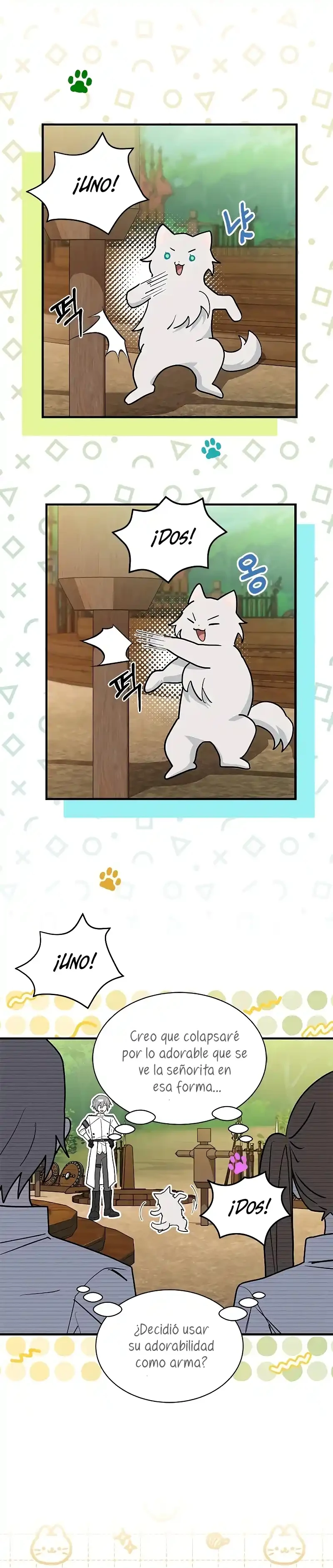 Es un gato, ¿pero fue adoptada por una familia de lobos? Capitulo 39 página 16
