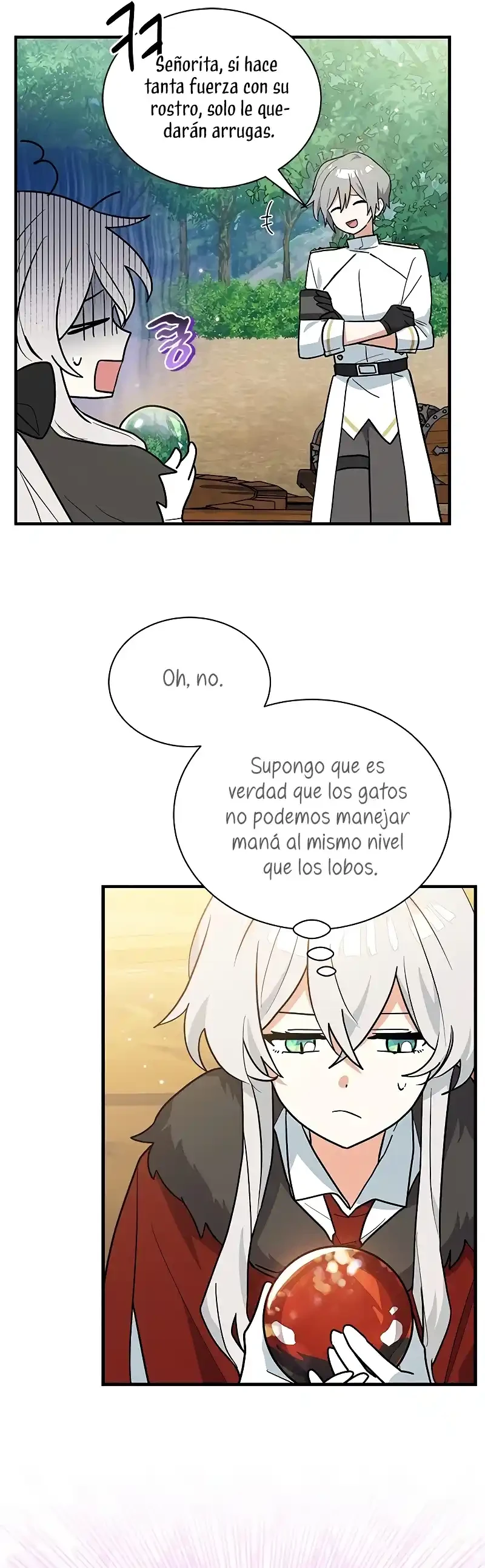 Es un gato, ¿pero fue adoptada por una familia de lobos? Capitulo 39 página 8