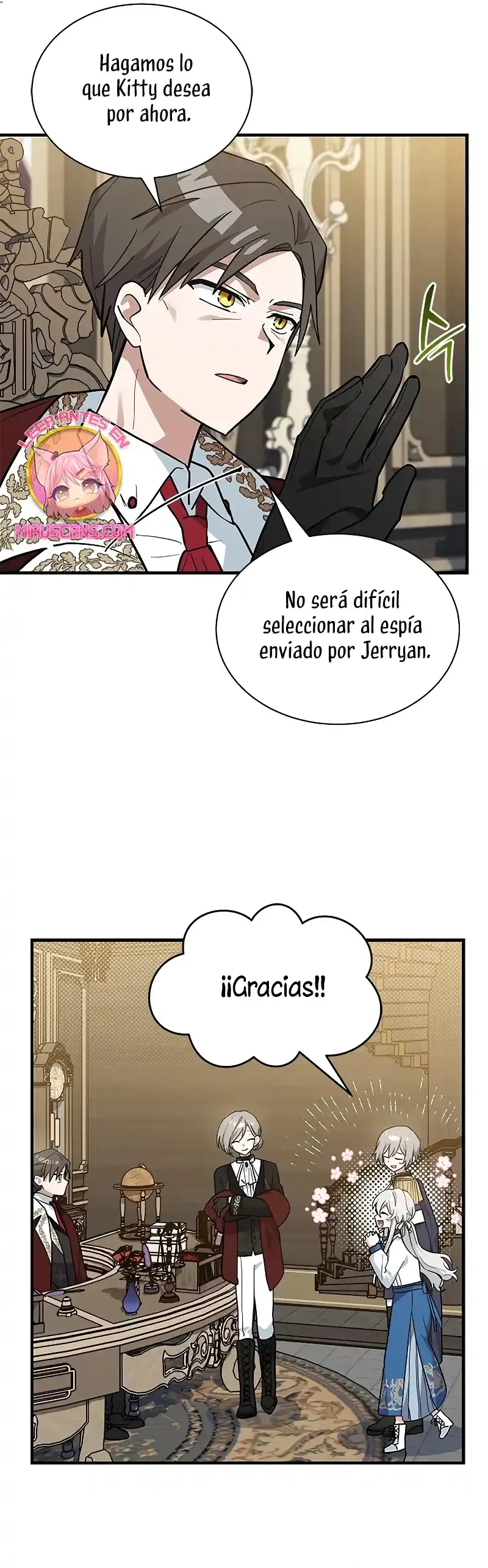 Es un gato, ¿pero fue adoptada por una familia de lobos? Capitulo 40 página 31