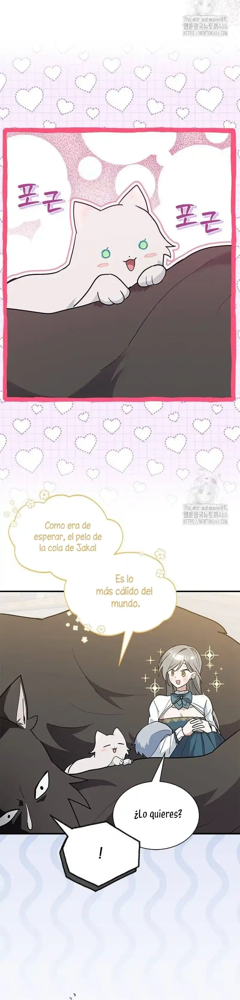 Es un gato, ¿pero fue adoptada por una familia de lobos? Capitulo 42 página 18