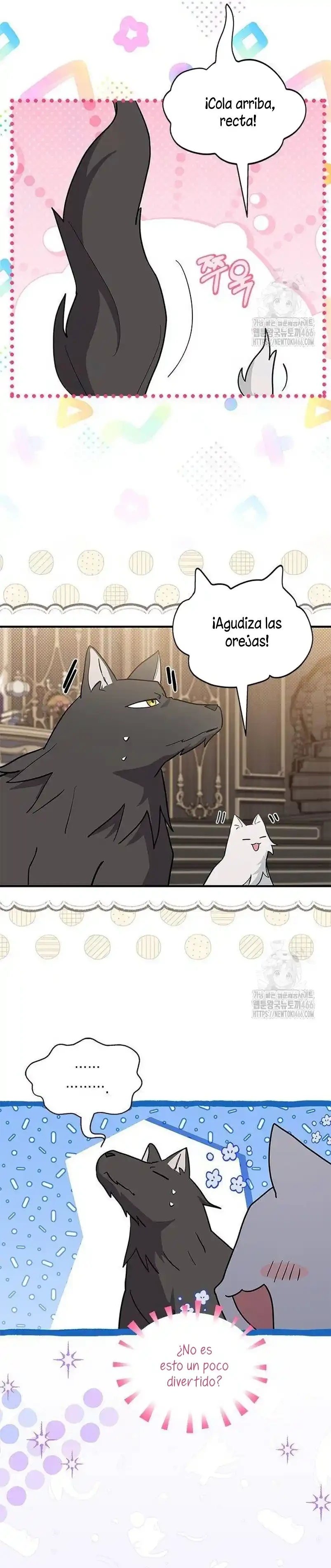 Es un gato, ¿pero fue adoptada por una familia de lobos? Capitulo 42 página 21