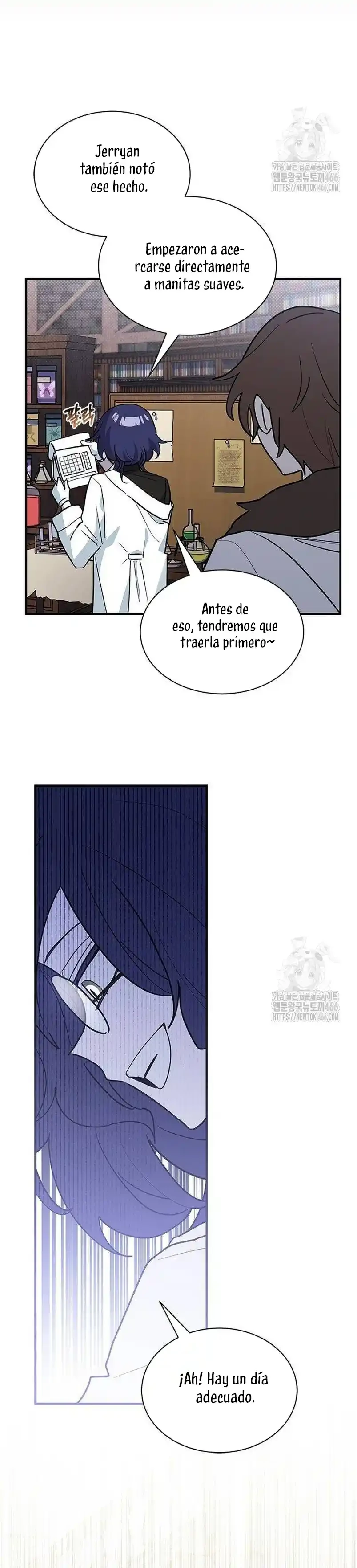 Es un gato, ¿pero fue adoptada por una familia de lobos? Capitulo 42 página 36