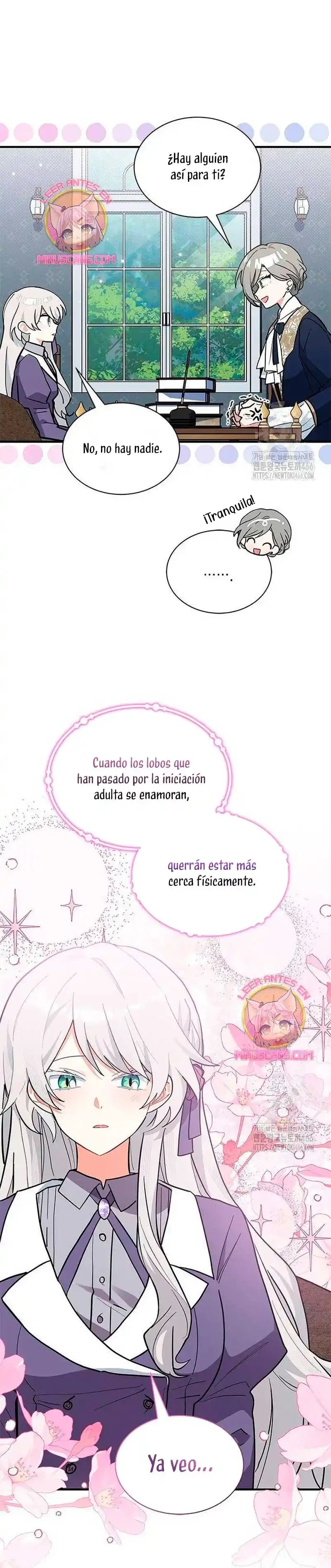 Es un gato, ¿pero fue adoptada por una familia de lobos? Capitulo 43 página 22