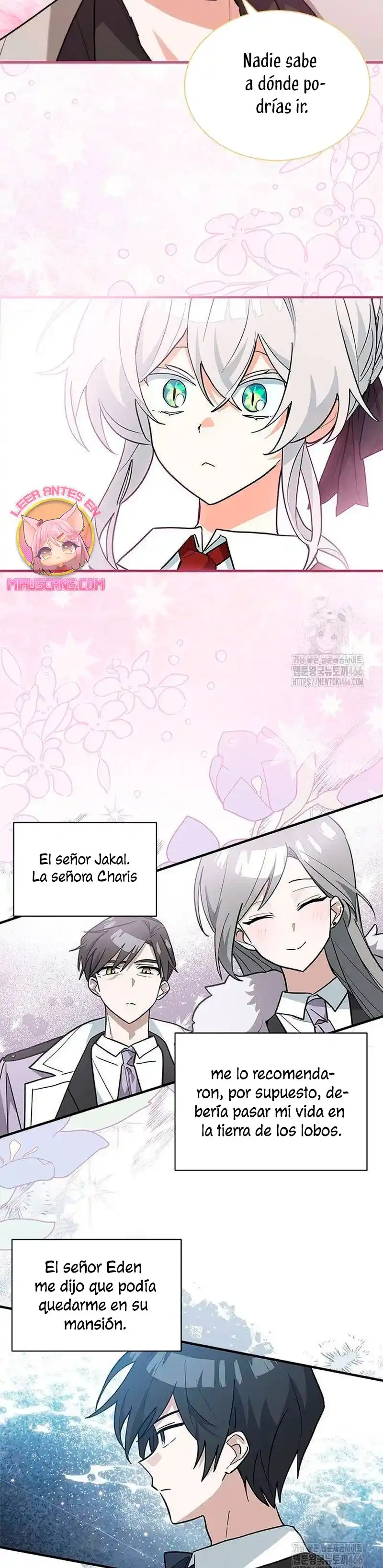 Es un gato, ¿pero fue adoptada por una familia de lobos? Capitulo 45 página 17