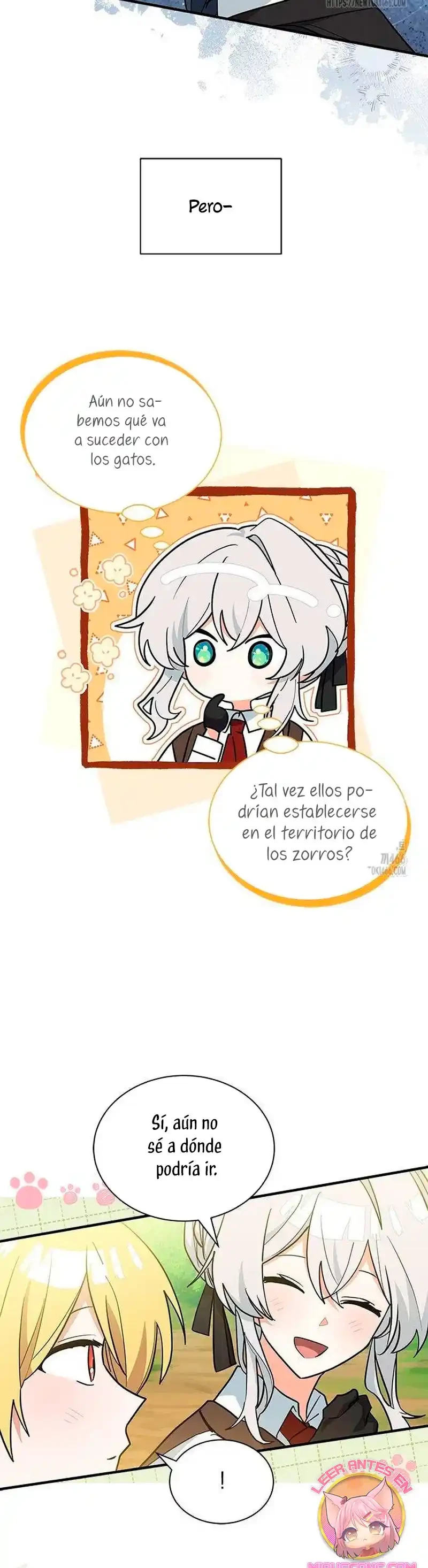 Es un gato, ¿pero fue adoptada por una familia de lobos? Capitulo 45 página 18