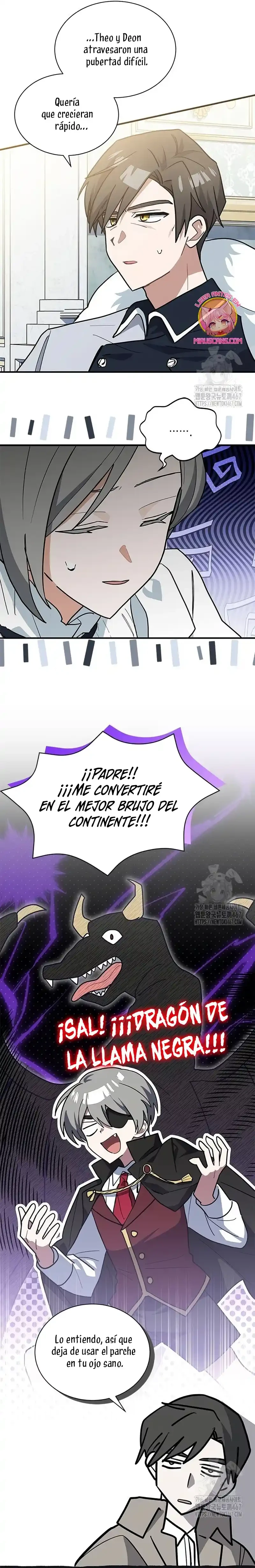 Es un gato, ¿pero fue adoptada por una familia de lobos? Capitulo 47 página 19