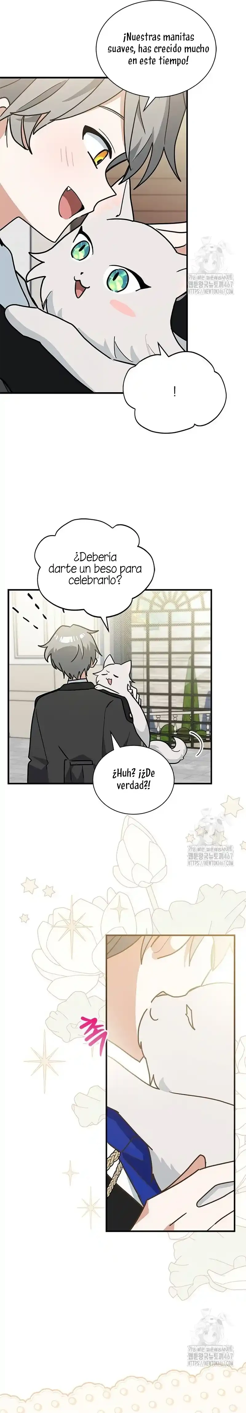 Es un gato, ¿pero fue adoptada por una familia de lobos? Capitulo 48 página 17