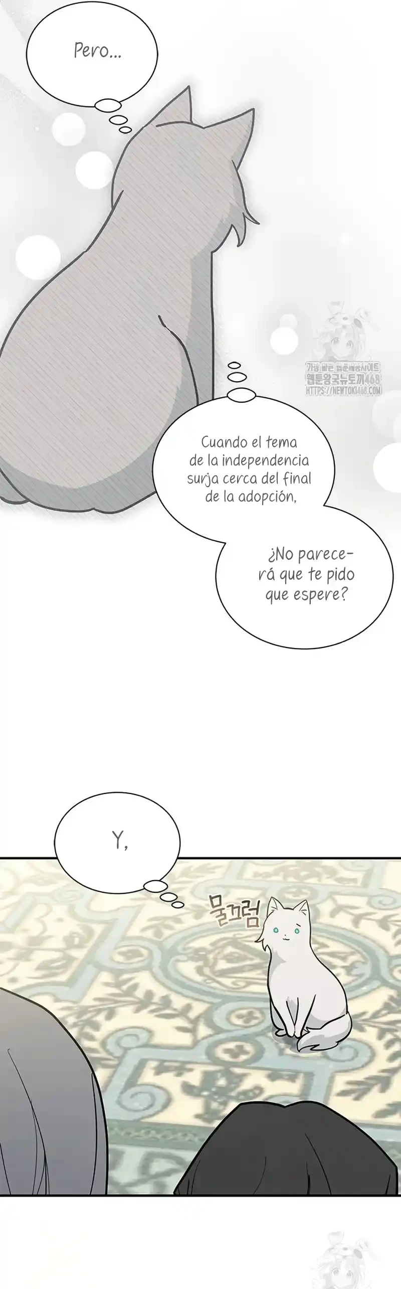 Es un gato, ¿pero fue adoptada por una familia de lobos? Capitulo 49 página 14
