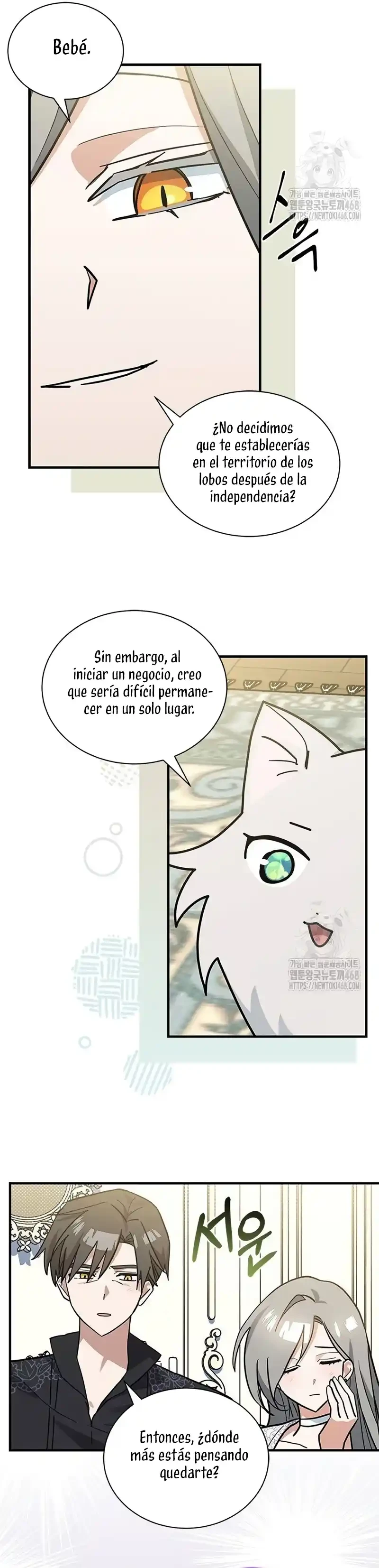 Es un gato, ¿pero fue adoptada por una familia de lobos? Capitulo 49 página 17