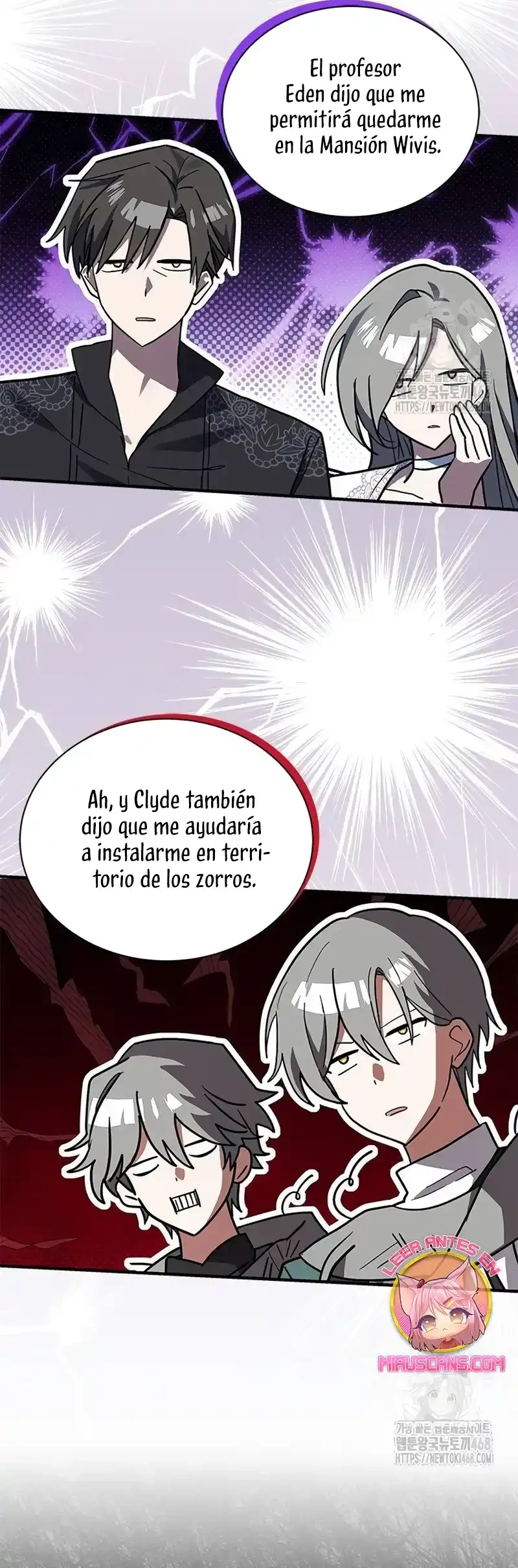 Es un gato, ¿pero fue adoptada por una familia de lobos? Capitulo 49 página 18