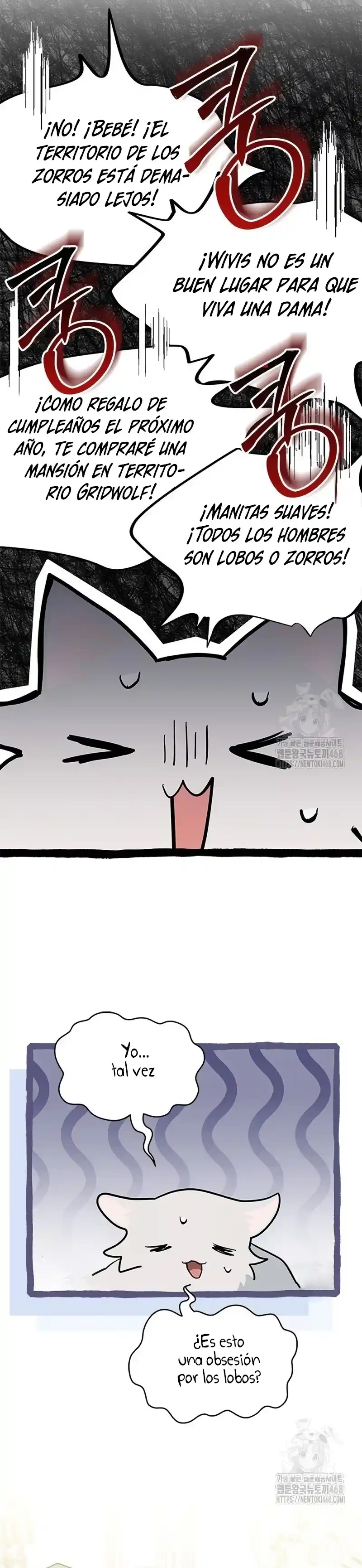 Es un gato, ¿pero fue adoptada por una familia de lobos? Capitulo 49 página 19