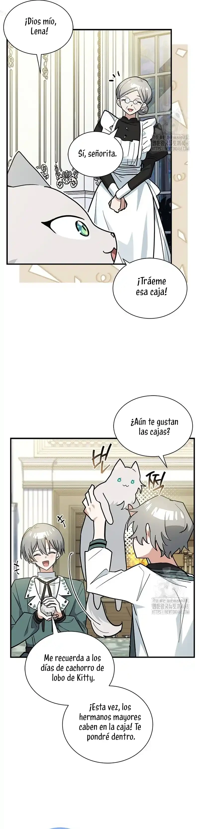 Es un gato, ¿pero fue adoptada por una familia de lobos? Capitulo 49 página 2