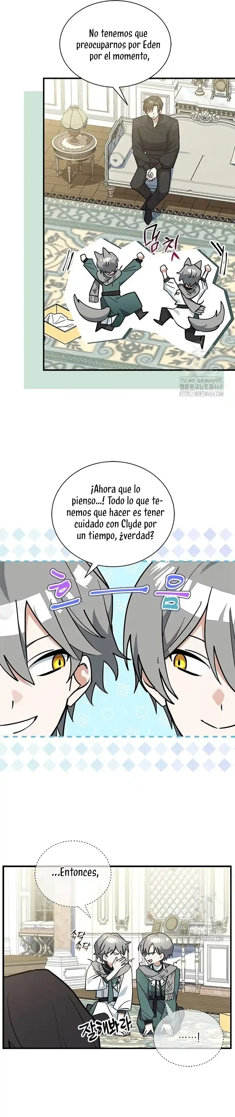 Es un gato, ¿pero fue adoptada por una familia de lobos? Capitulo 49 página 27