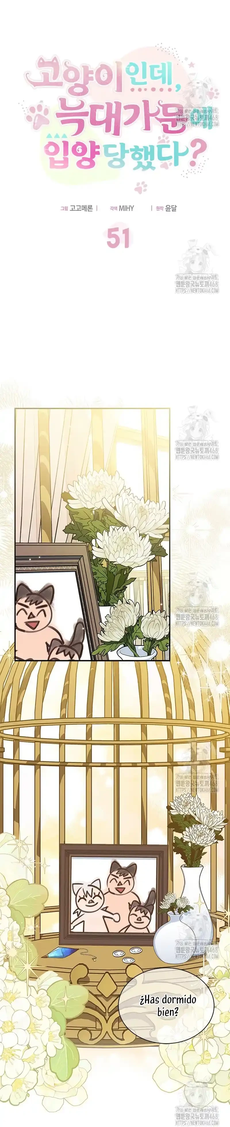 Es un gato, ¿pero fue adoptada por una familia de lobos? Capitulo 51 página 9