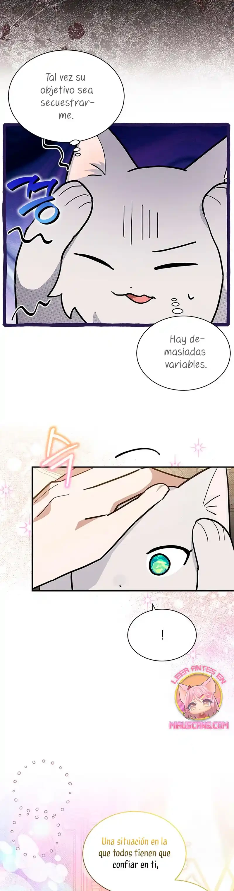 Es un gato, ¿pero fue adoptada por una familia de lobos? Capitulo 53 página 10