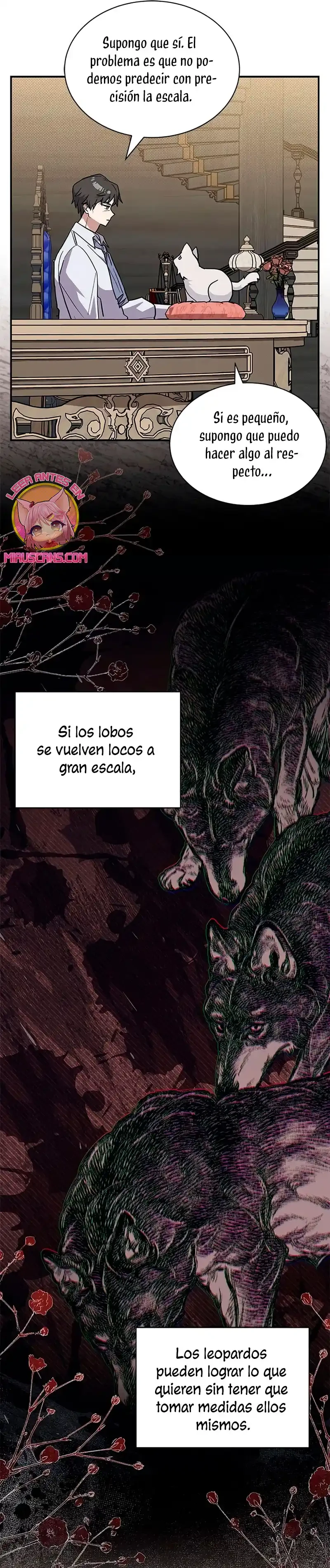 Es un gato, ¿pero fue adoptada por una familia de lobos? Capitulo 53 página 9