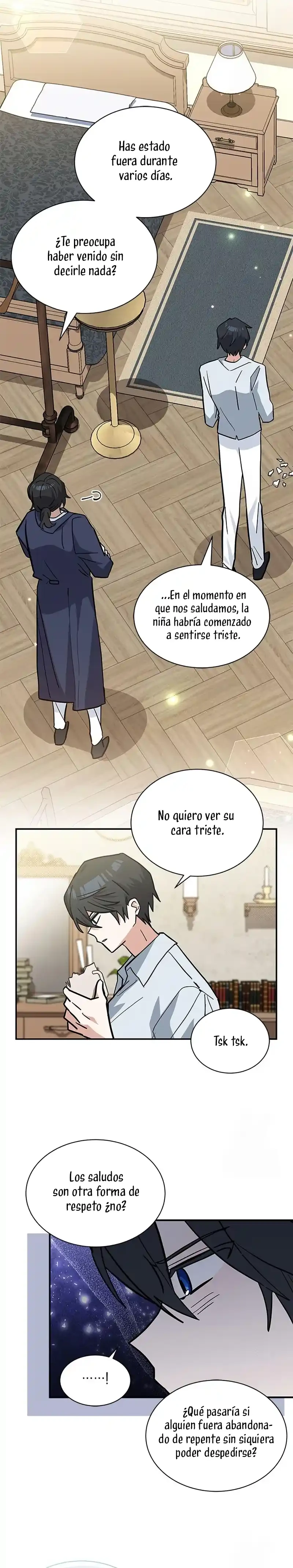 Es un gato, ¿pero fue adoptada por una familia de lobos? Capitulo 54 página 28