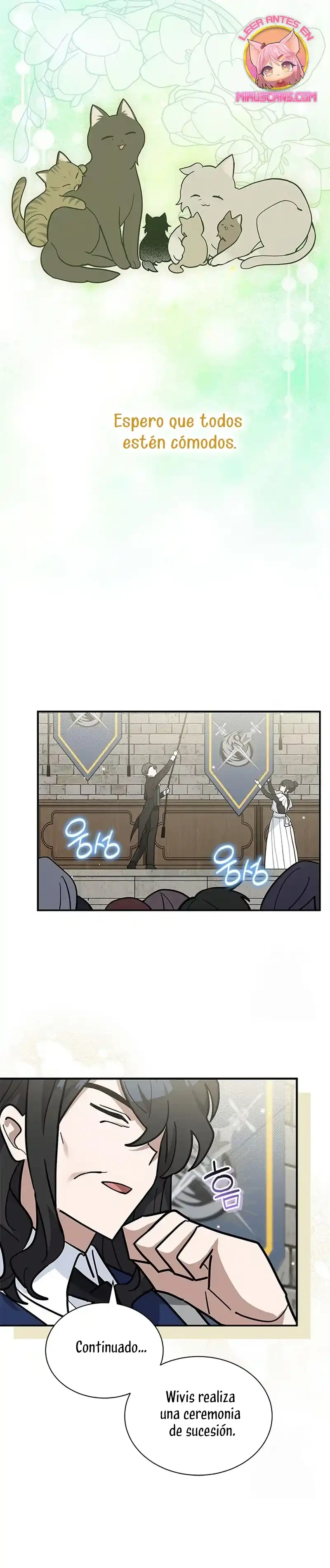 Es un gato, ¿pero fue adoptada por una familia de lobos? Capitulo 55 página 28