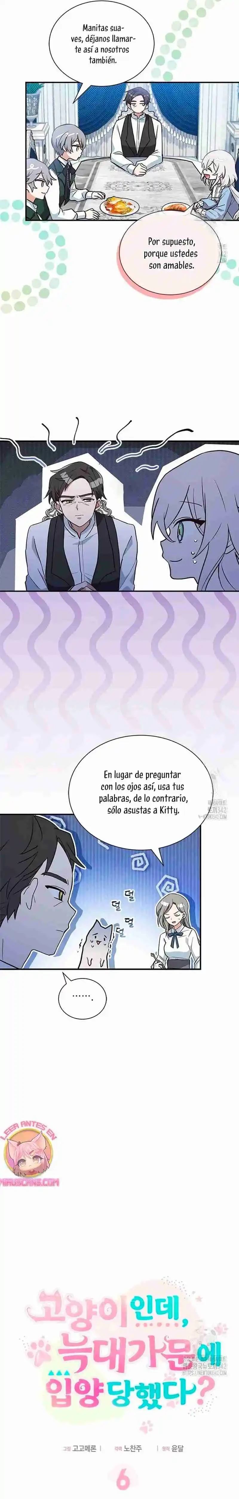 Es un gato, ¿pero fue adoptada por una familia de lobos? Capitulo 6 página 11