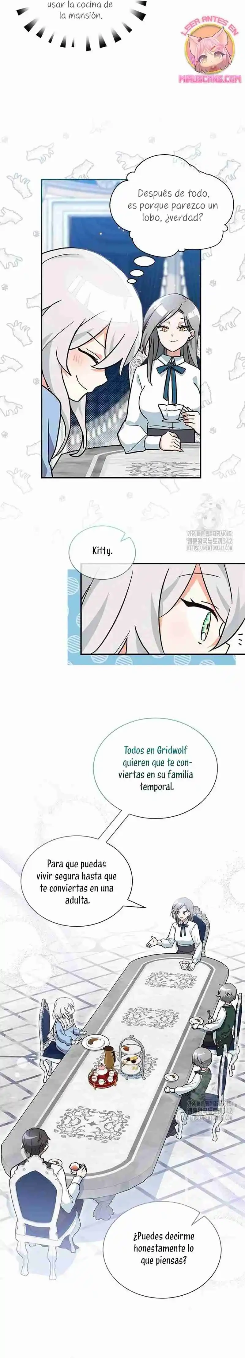Es un gato, ¿pero fue adoptada por una familia de lobos? Capitulo 6 página 15
