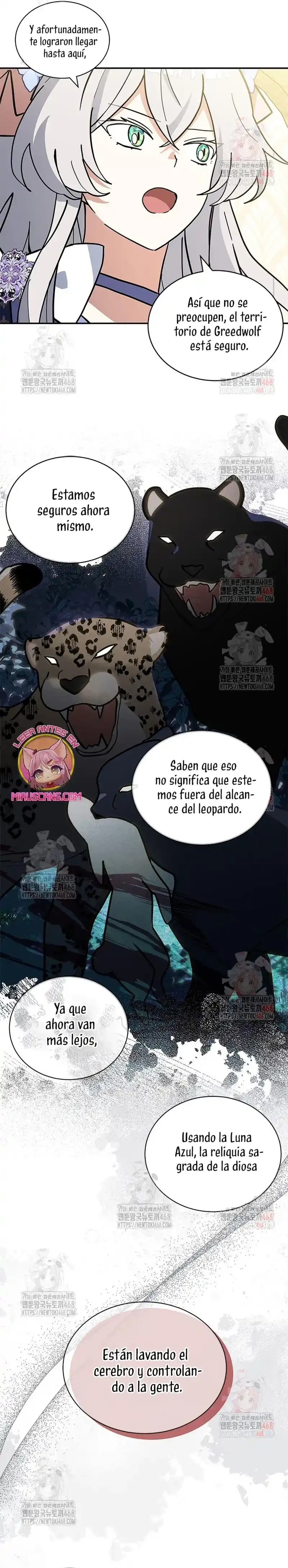 Es un gato, ¿pero fue adoptada por una familia de lobos? Capitulo 62 página 9
