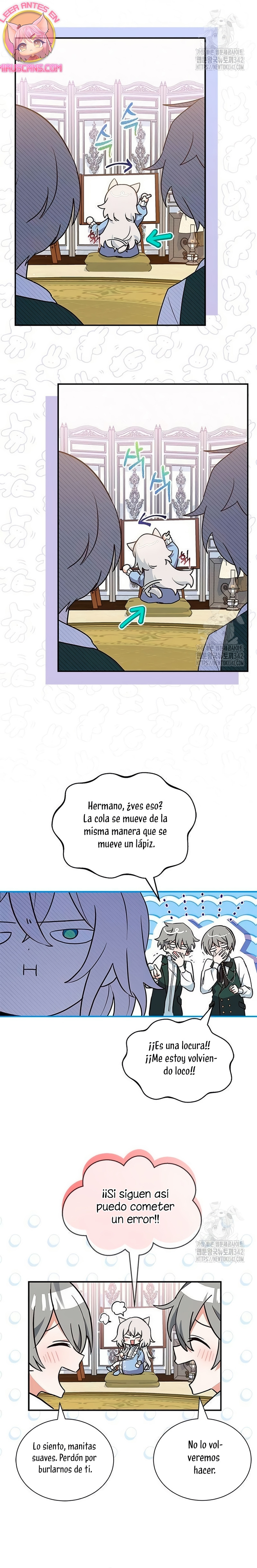 Es un gato, ¿pero fue adoptada por una familia de lobos? Capitulo 7 página 10