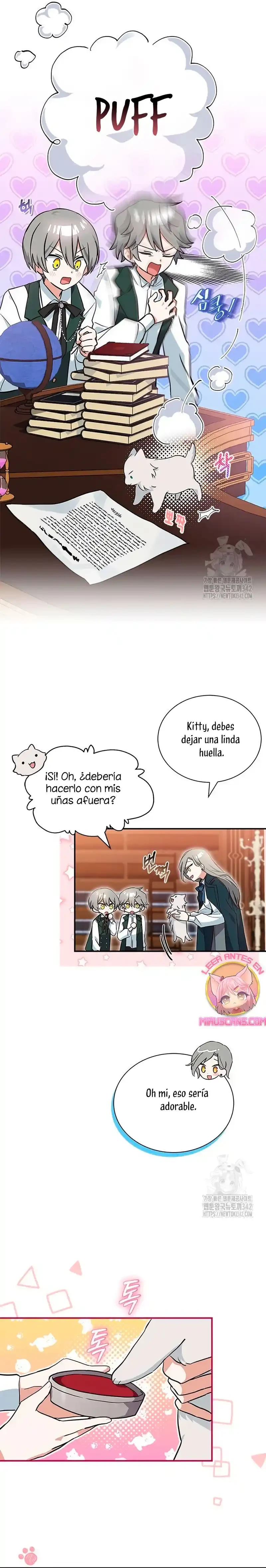 Es un gato, ¿pero fue adoptada por una familia de lobos? Capitulo 8 página 14