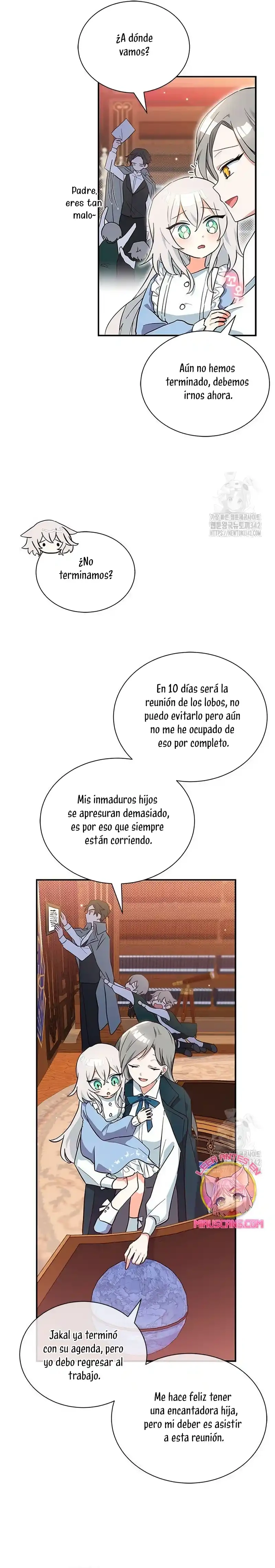 Es un gato, ¿pero fue adoptada por una familia de lobos? Capitulo 8 página 16