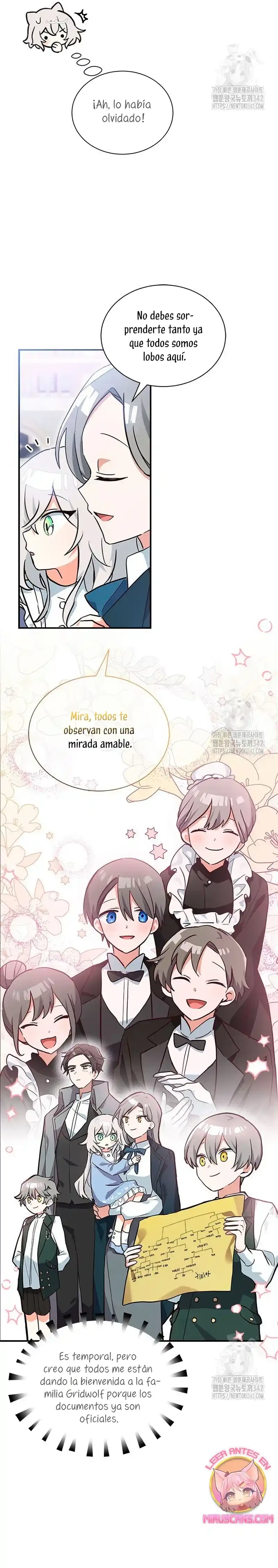 Es un gato, ¿pero fue adoptada por una familia de lobos? Capitulo 8 página 20