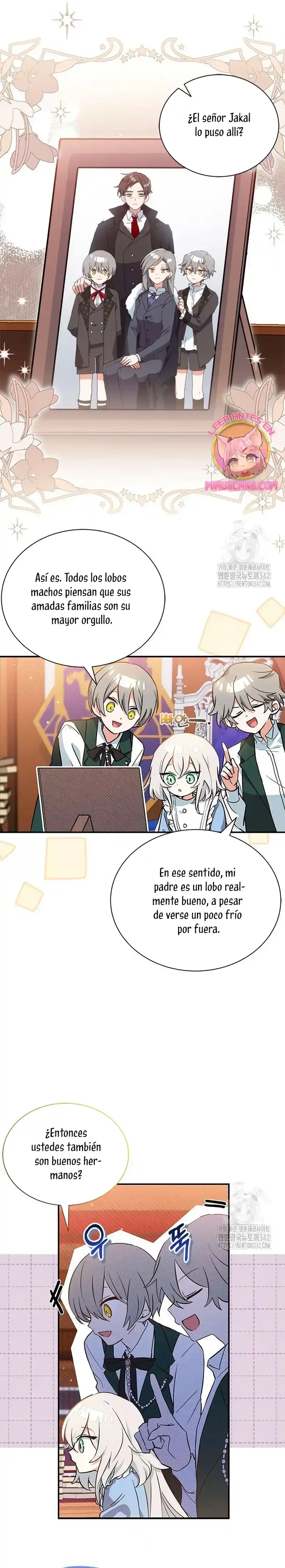Es un gato, ¿pero fue adoptada por una familia de lobos? Capitulo 8 página 6