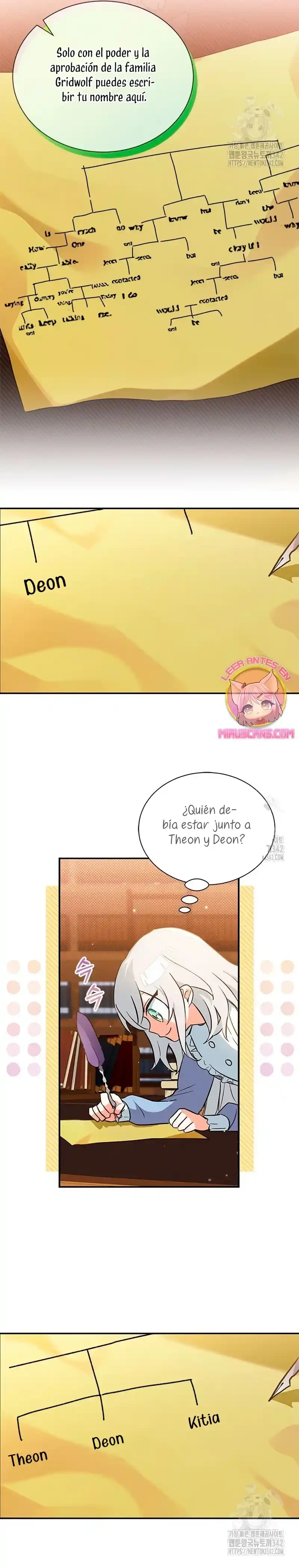 Es un gato, ¿pero fue adoptada por una familia de lobos? Capitulo 8 página 8