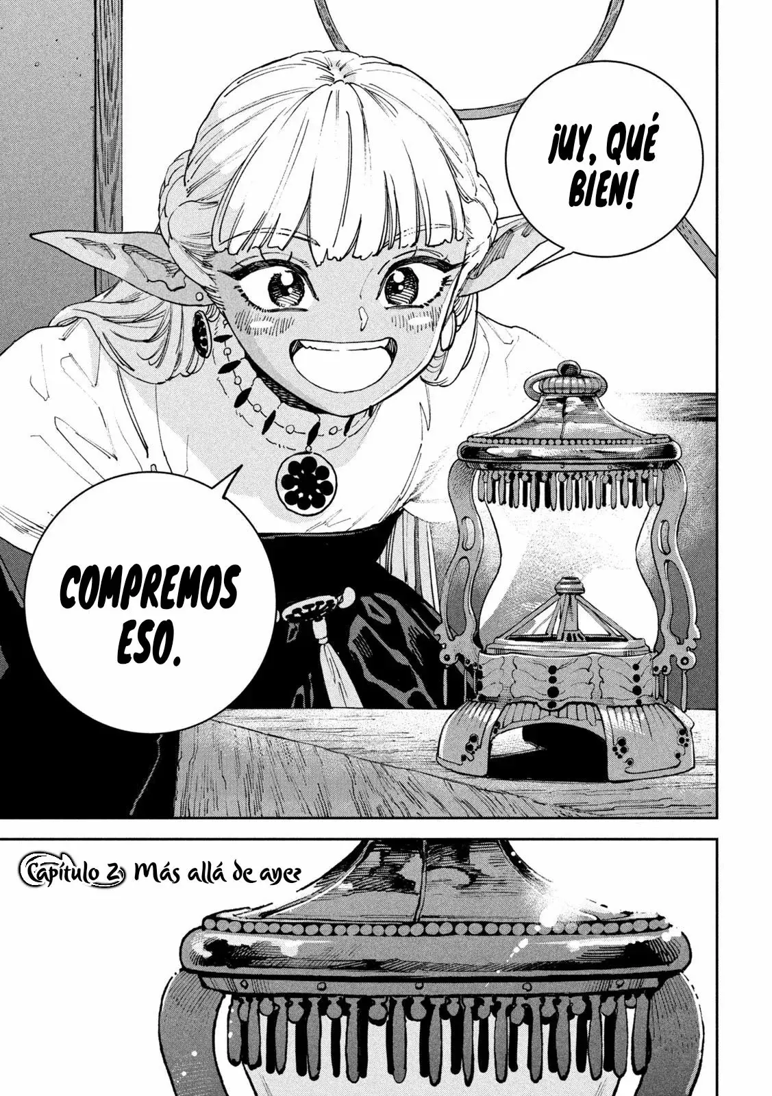 El viaje de una elfa oscura con poderes menguantes Capitulo 2 página 3